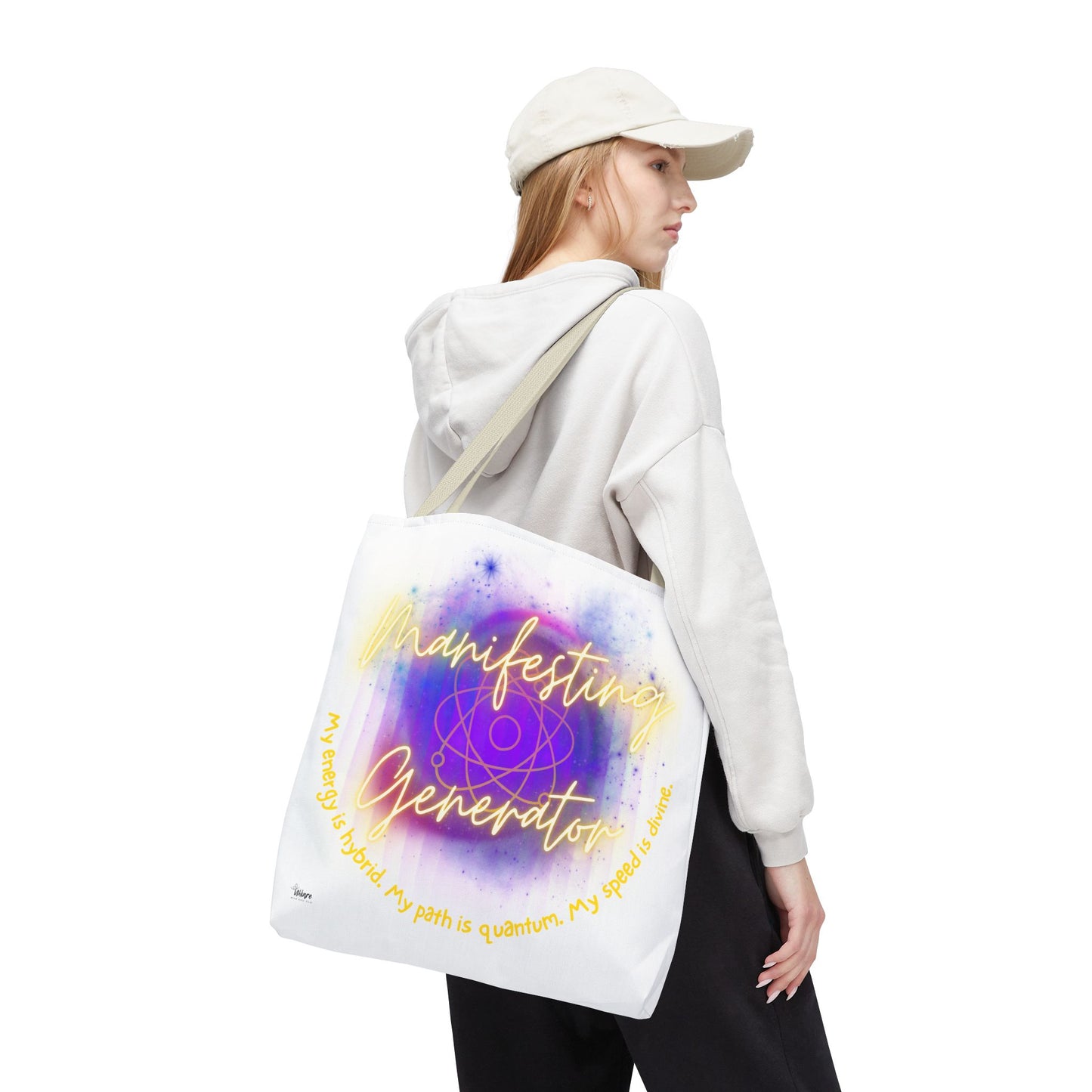 ⚡️ Manifesting Generator Tote – Quantum by Design⚡️ Your path isn’t linear, it’s electric. This tote celebrates the sacred chaos that makes you unstoppable.