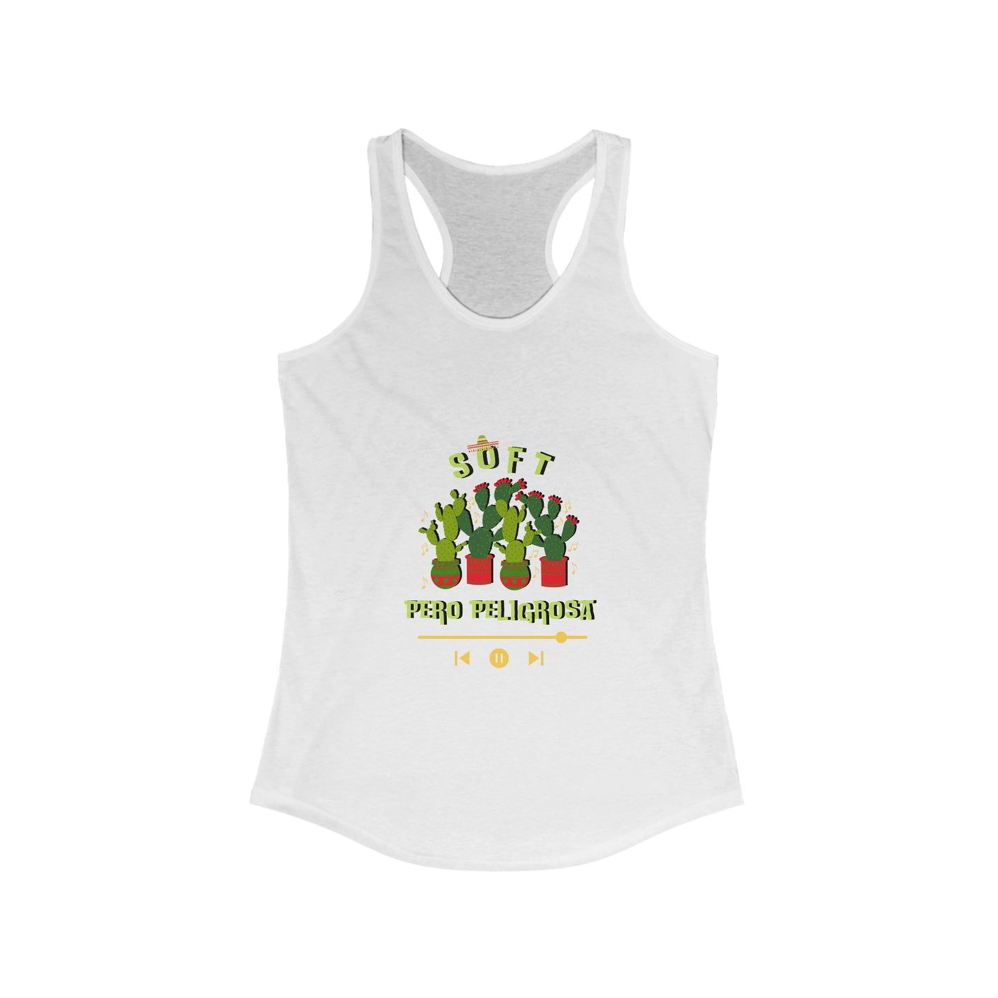 Soft Pero Peligrosa Women's Racerback Tank