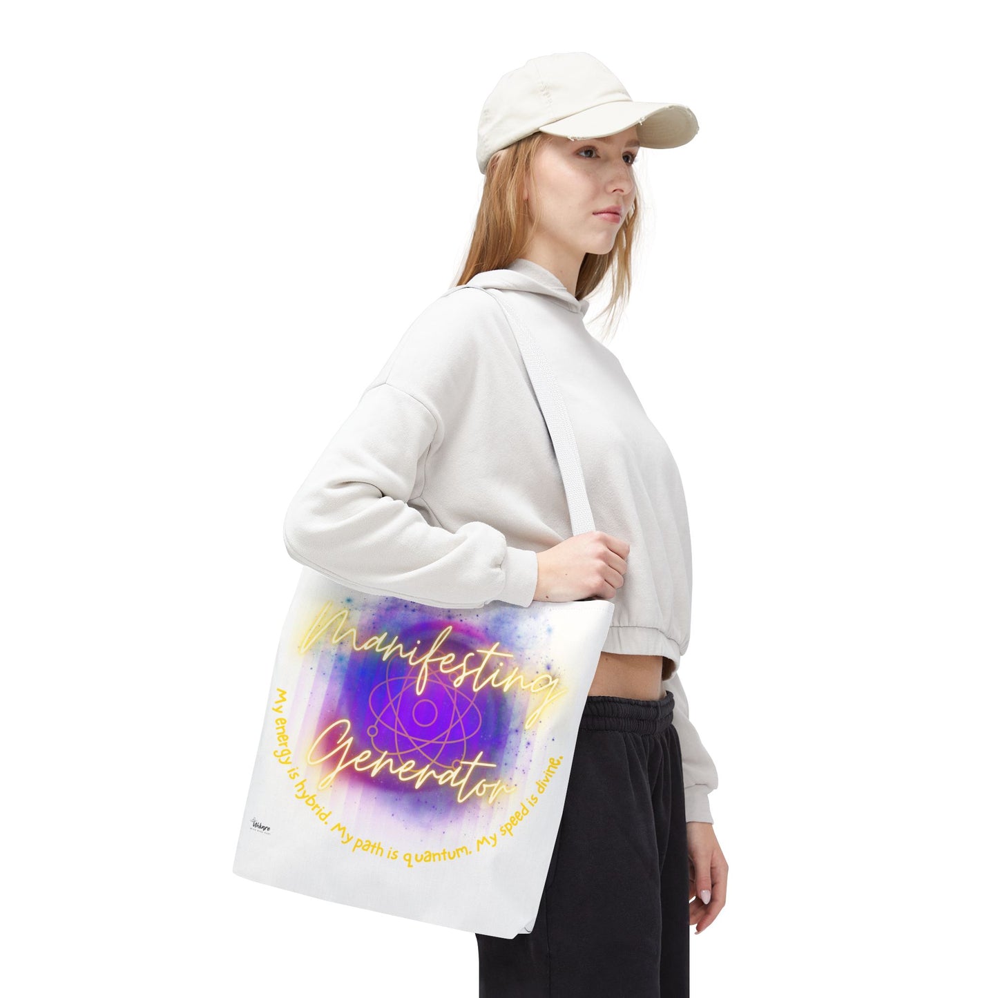 ⚡️ Manifesting Generator Tote – Quantum by Design⚡️ Your path isn’t linear, it’s electric. This tote celebrates the sacred chaos that makes you unstoppable.