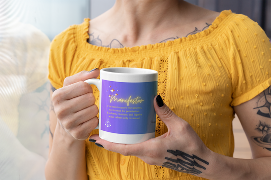 Inspiration Mug for Manifestors 💬 Made for the initiators who spark revolutions with a single idea. Sip with intention.