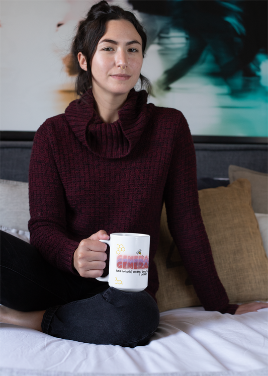 🌟 For the Generator Who Lights Up the World 🌟 For the steady soul whose energy fuels the planet. This mug honors your sacred spark and inner glow.