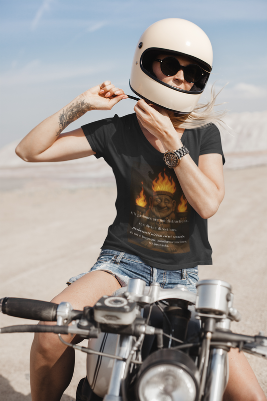 Huehueteotl Spanglish Tee – 100% Cotton